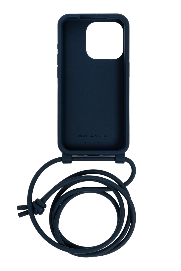 Navy blue Case for iPhone 15 Pro Max Bottega Veneta - Vitkac